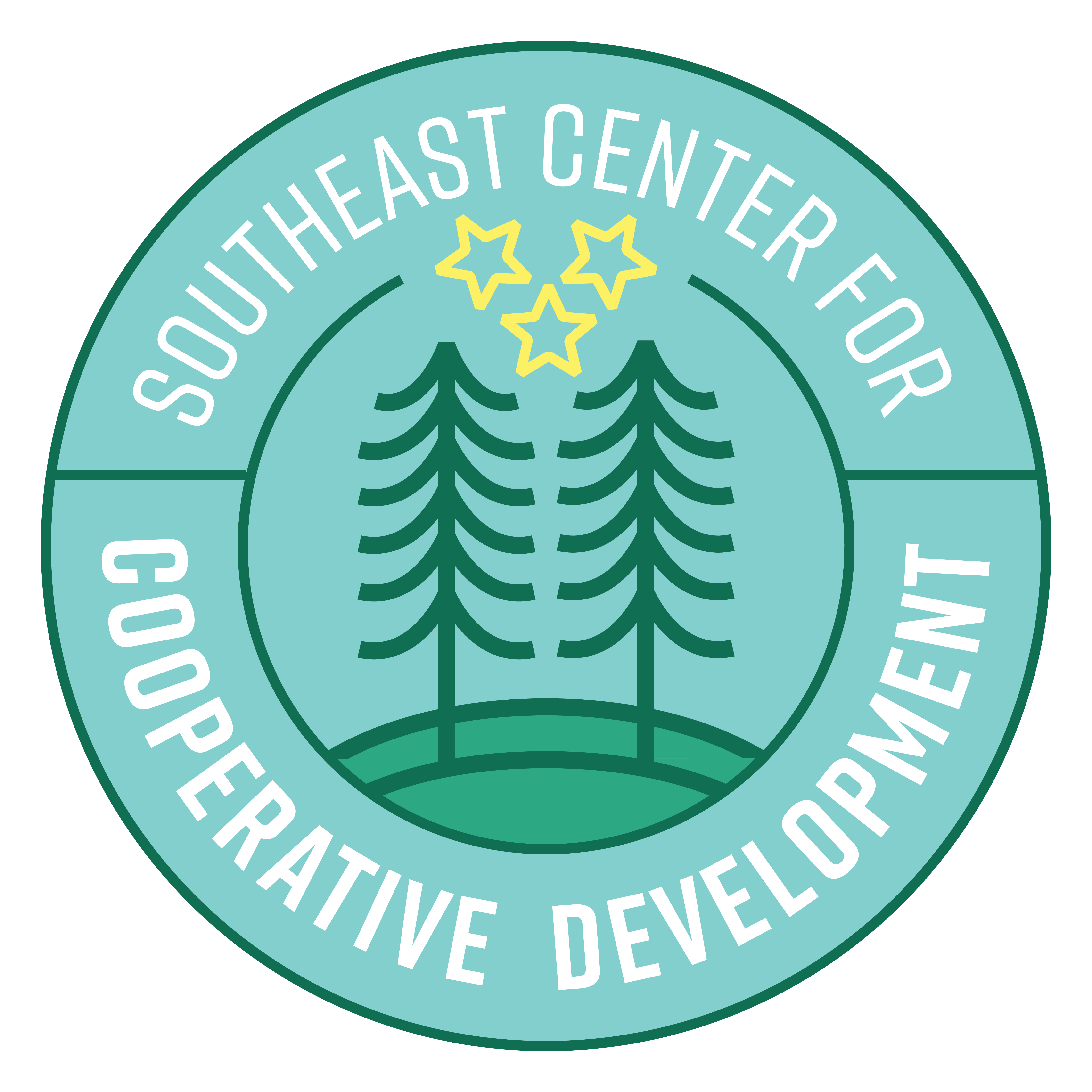 Logo for "SOUTHEAST CENTER FOR COOPERATIVE DEVELOPMENT"