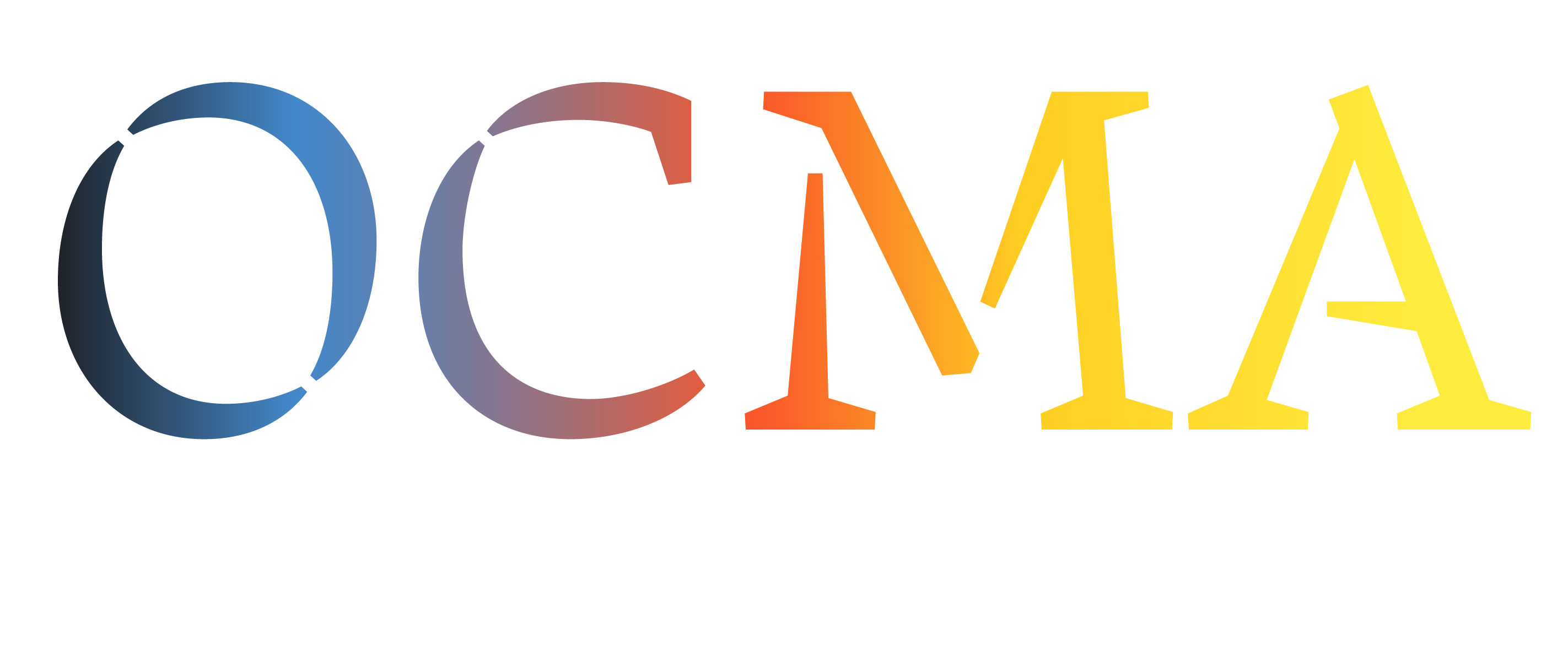 Logo for "ORANGE COUNTY MUSEUM OF ART"