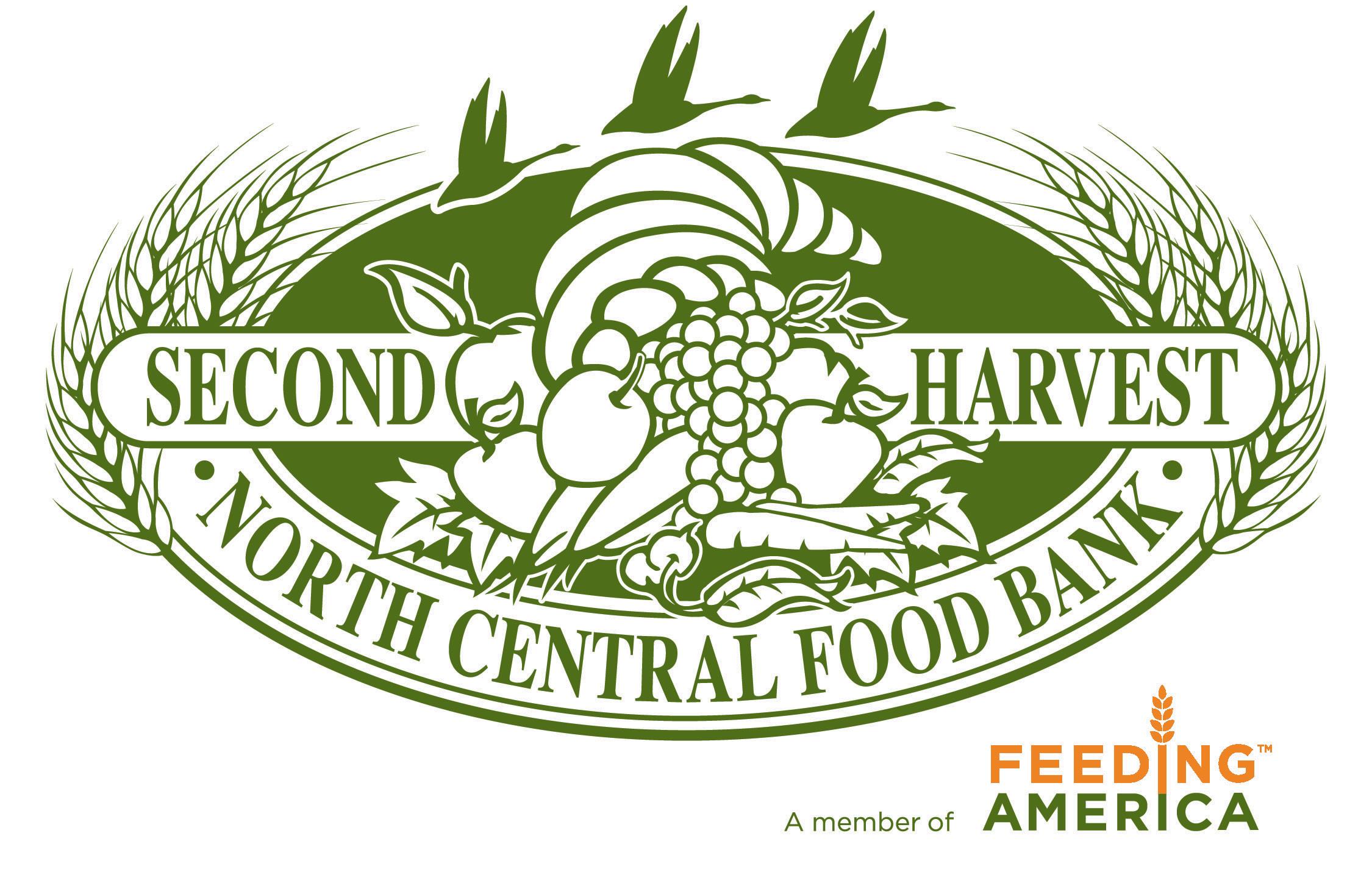 Logo for "SECOND HARVEST NORTH CENTRAL FOOD BANK"