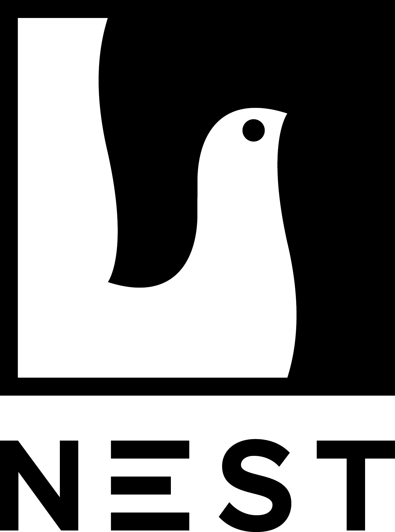 Logo for "NEST INC"