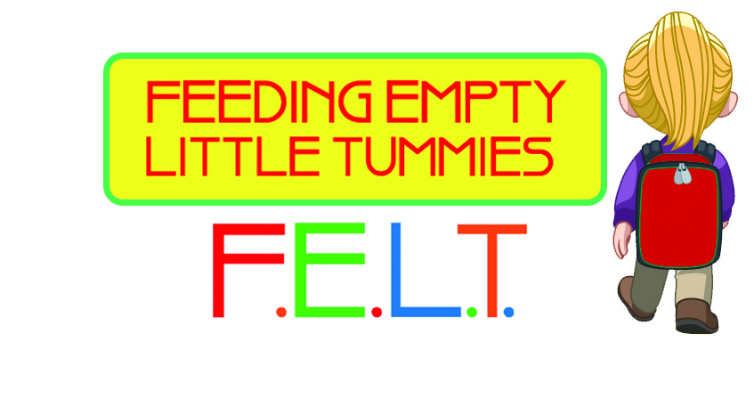 Logo for "Feeding Empty Little Tummies Inc"