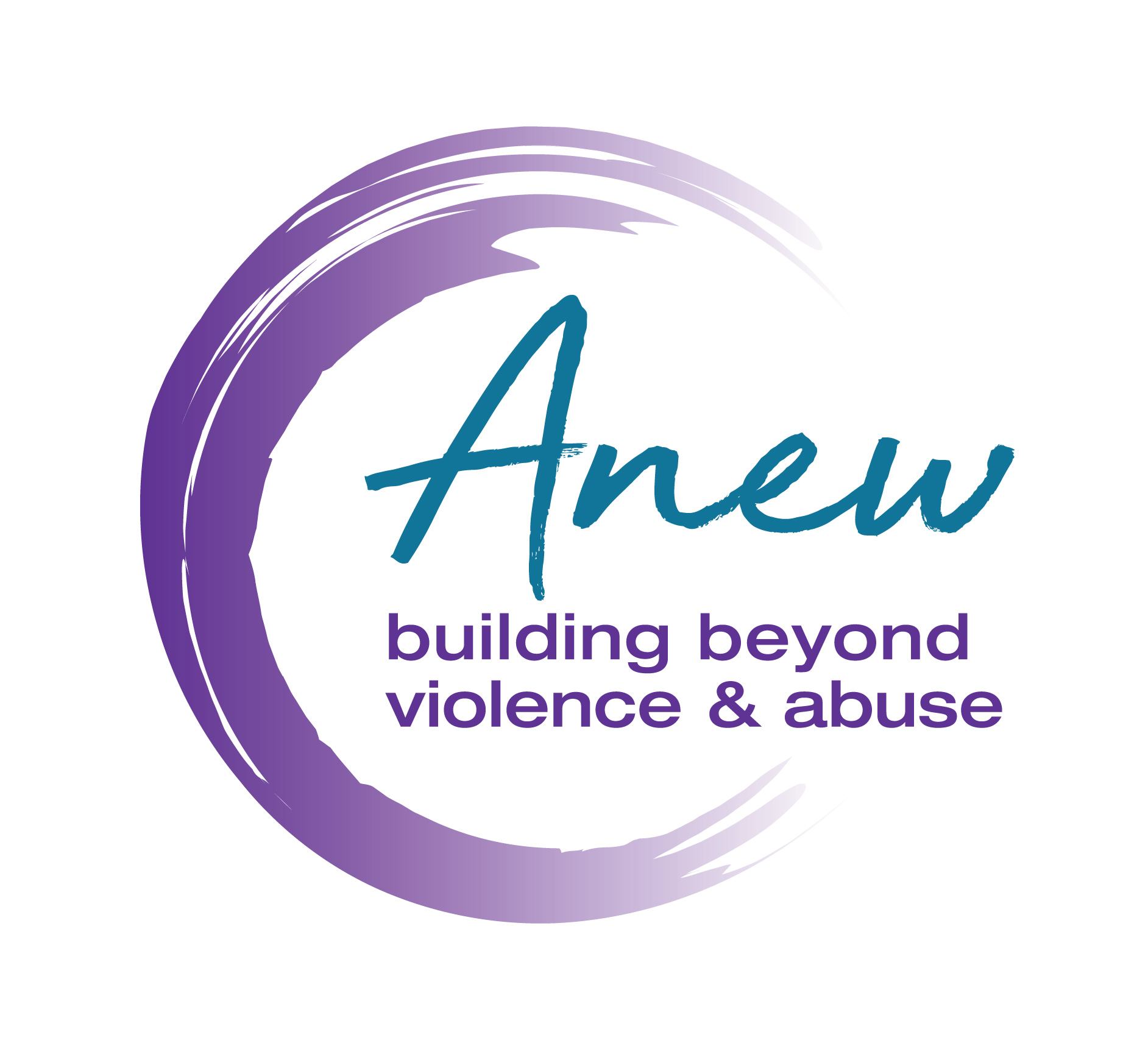 Logo for "ANEW BUILDING BEYOND VIOLENCE AND ABUSE"