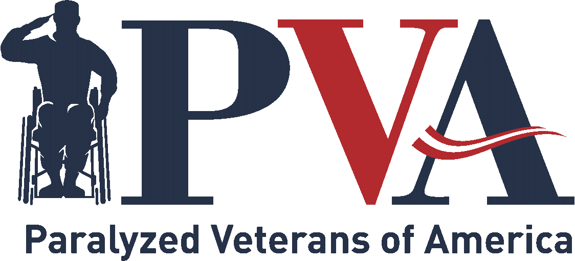 Logo for "PARALYZED VETERANS OF AMERICA"