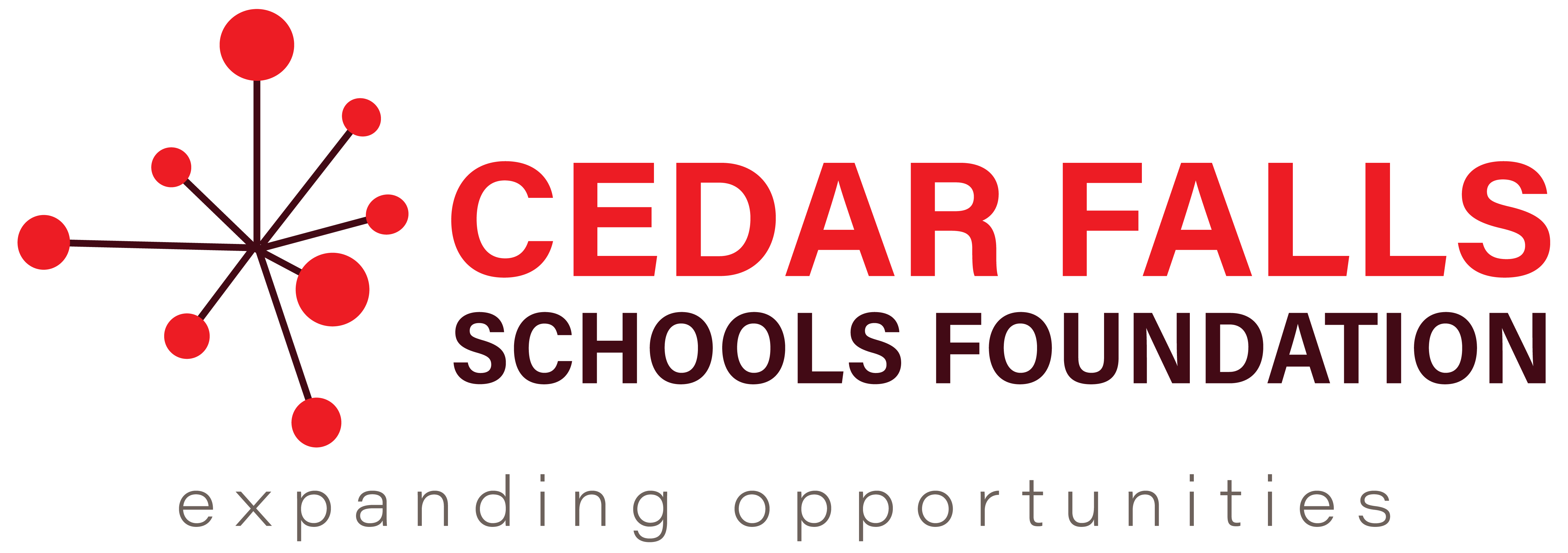 Logo for "CEDAR FALLS SCHOOLS FOUNDATION"