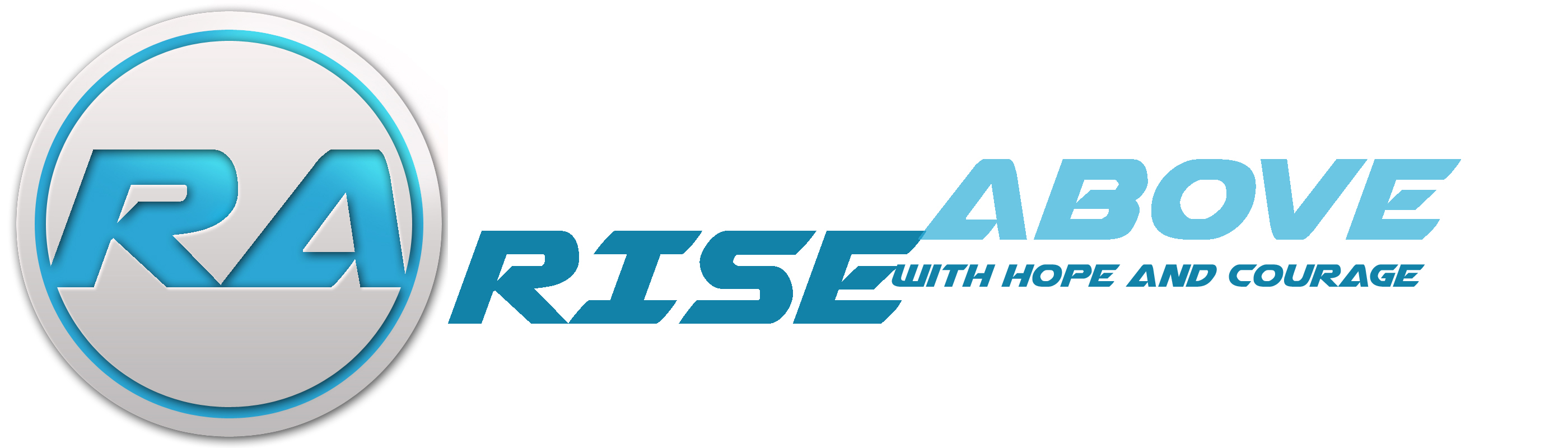 Logo for "RISE ABOVE"