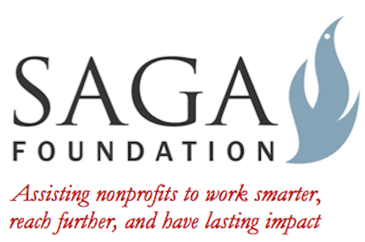 Logo for "Saga Foundation"