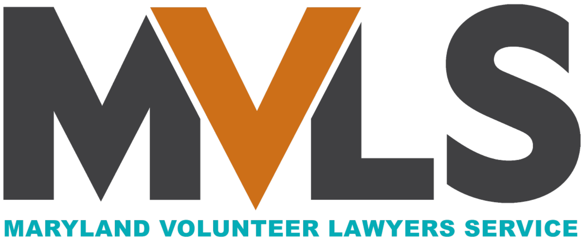 Logo for "MARYLAND VOLUNTEER LAWYERS SERVICE INC"