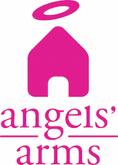 Logo for "ANGELS' ARMS"