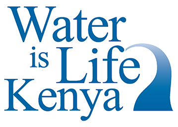 Logo for "WATER IS LIFE KENYA"