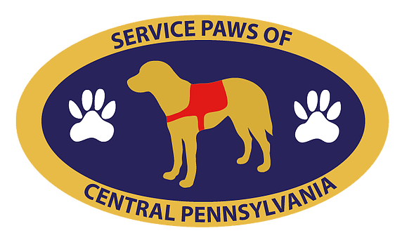 Logo for "SERVICE PAWS OF CENTRAL PA"