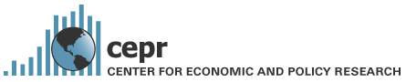 Logo for "CENTER FOR ECONOMIC AND POLICY RESEARCH"
