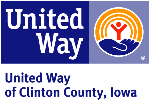 Logo for "UNITED WAY OF CLINTON COUNTY IOWA"