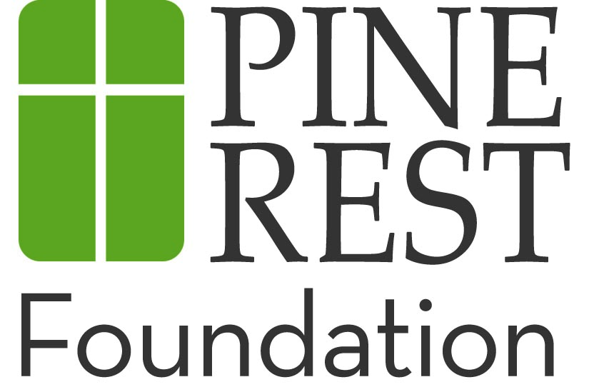 Logo for "PINE REST FOUNDATION"