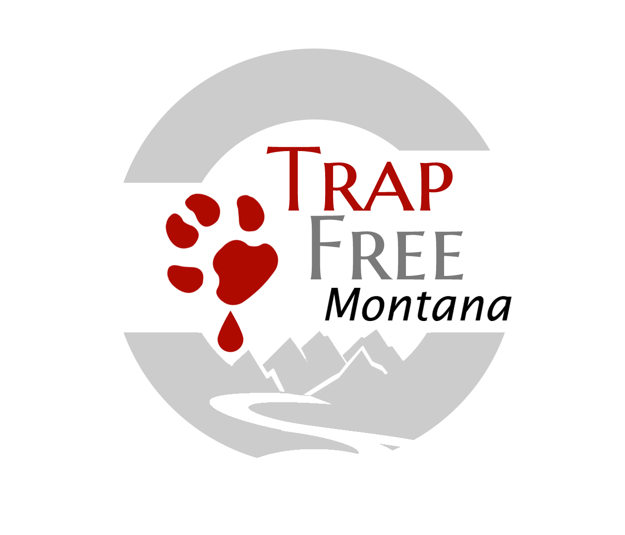 Logo for "Trap Free Montana Inc"