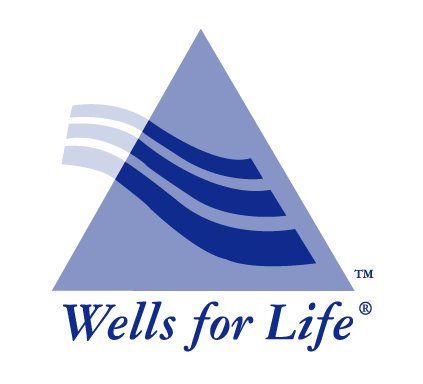 Logo for "WELLS FOR LIFE"
