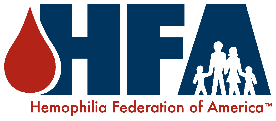 Logo for "HEMOPHILIA FEDERATION OF AMERICA"
