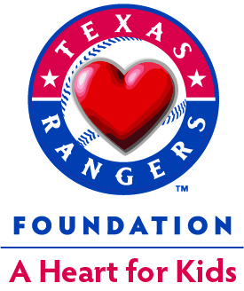 Logo for "TEXAS RANGERS BASEBALL FOUNDATION"