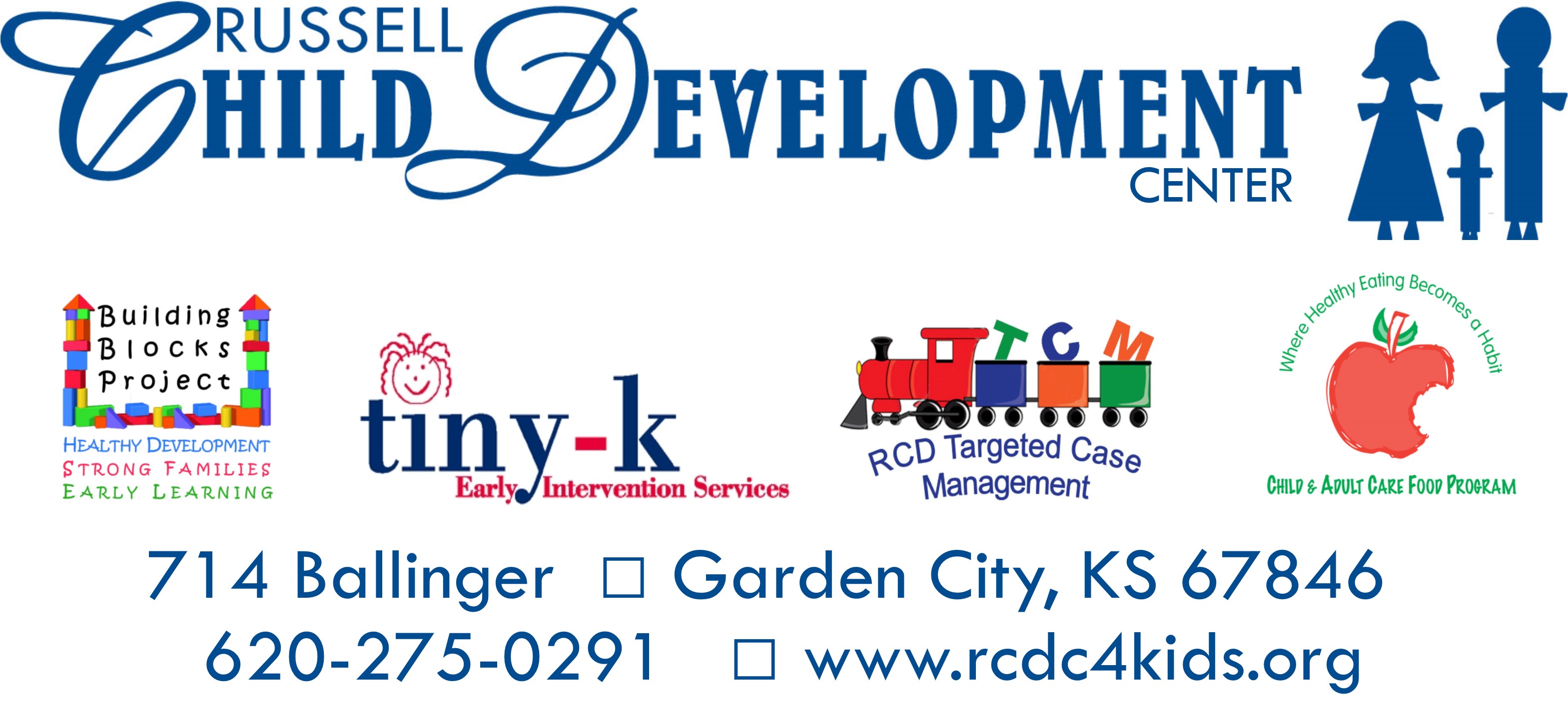 Logo for "THE RUSSELL CHILD DEVELOPMENT CENTER INC"