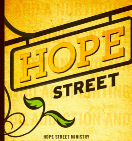 Logo for "HOPE STREET MINISTRY INC"