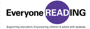 Logo for "EVERYONE READING INC"