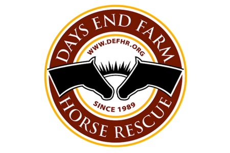 Logo for "DAYS END FARM HORSE RESCUE INC"