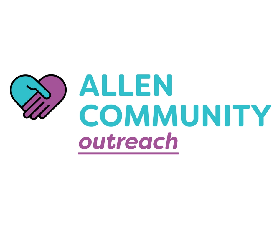 Logo for "ALLEN COMMUNITY OUTREACH"