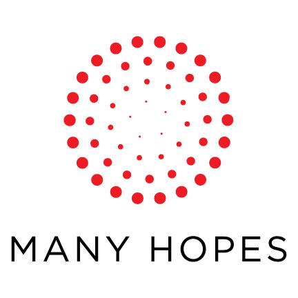 Logo for "MANY HOPES INC"