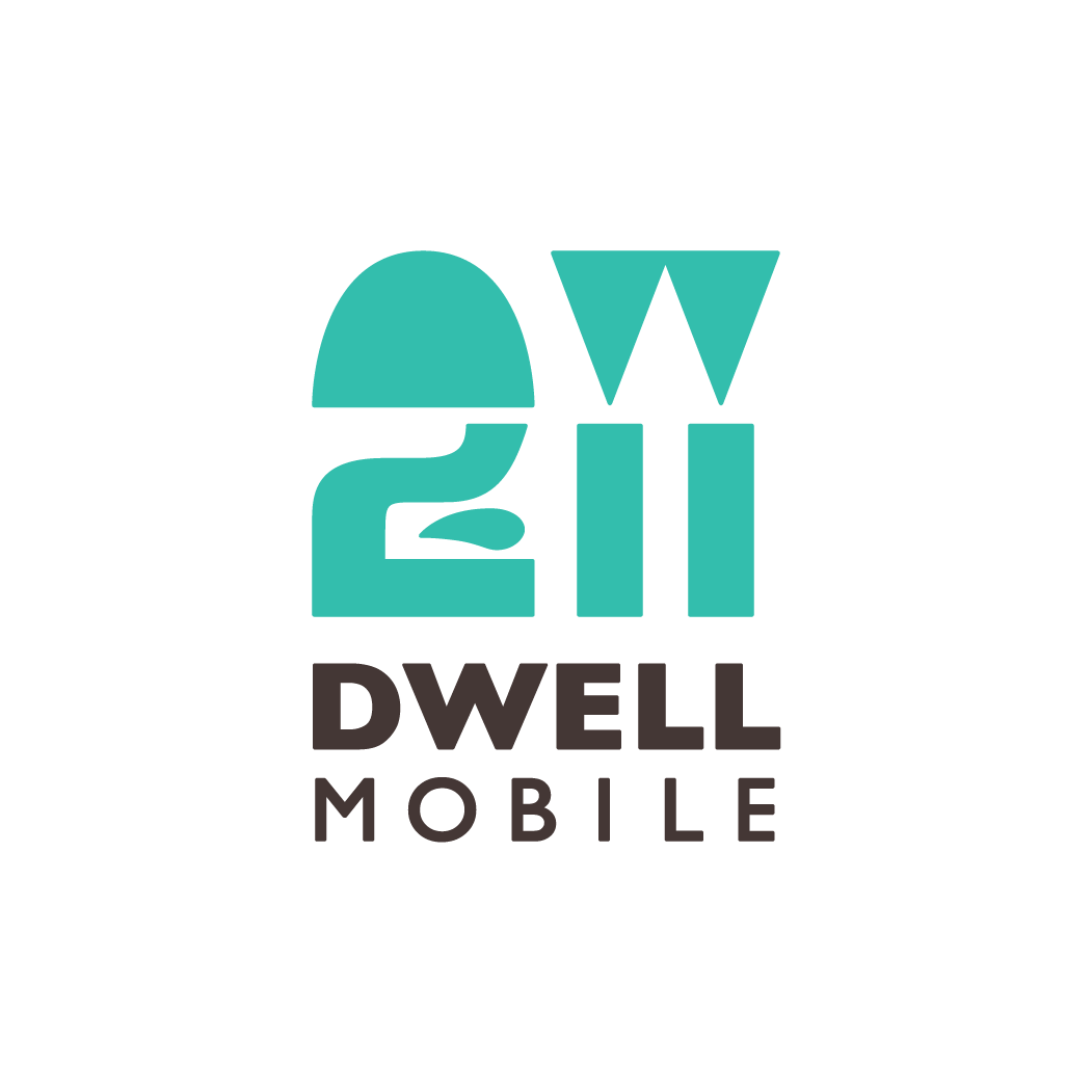 Logo for "DWELL MOBILE"