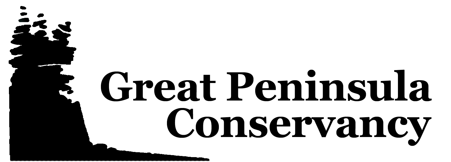 Logo for "GREAT PENINSULA CONSERVANCY"