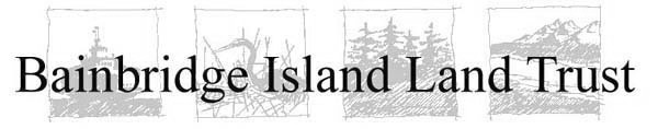 Logo for "BAINBRIDGE ISLAND LAND TRUST"