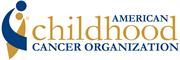 Logo for "AMERICAN CHILDHOOD CANCER ORGANIZATION"