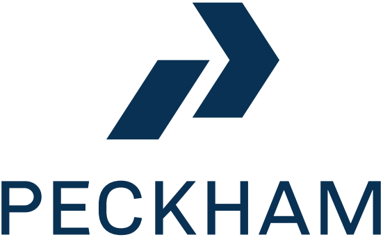 Logo for "PECKHAM VOCATIONAL INDUSTRIES INC DBA PECKHAM INC"