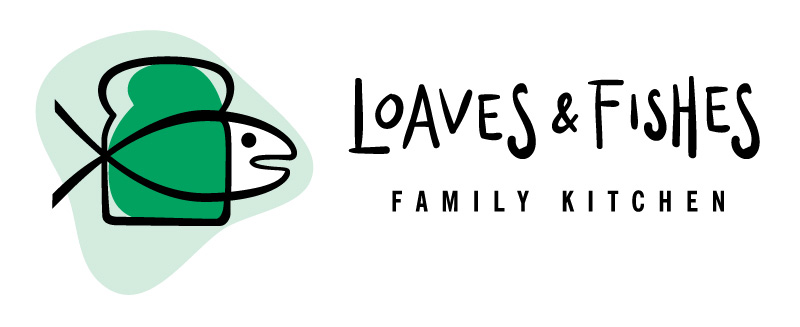 Logo for "LOAVES & FISHES FAMILY KITCHEN"