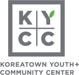 Logo for "KOREATOWN YOUTH AND COMMUNITY CENTER"