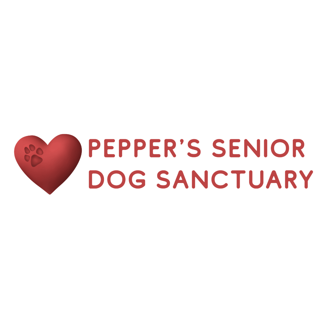 Logo for "PEPPERS SENIOR DOG SANCTUARY"