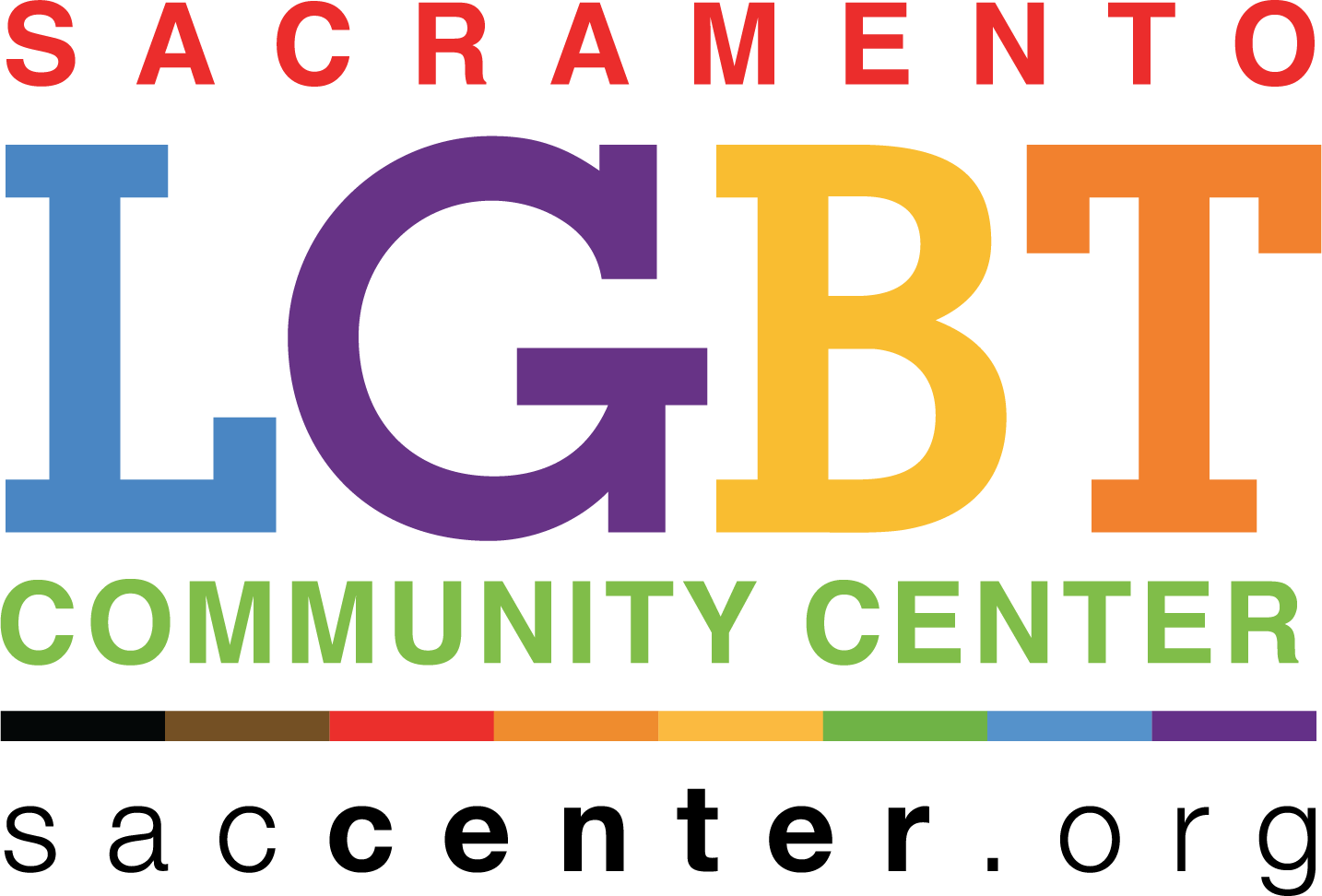 Logo for "SACRAMENTO LGBT COMMUNITY CENTER"