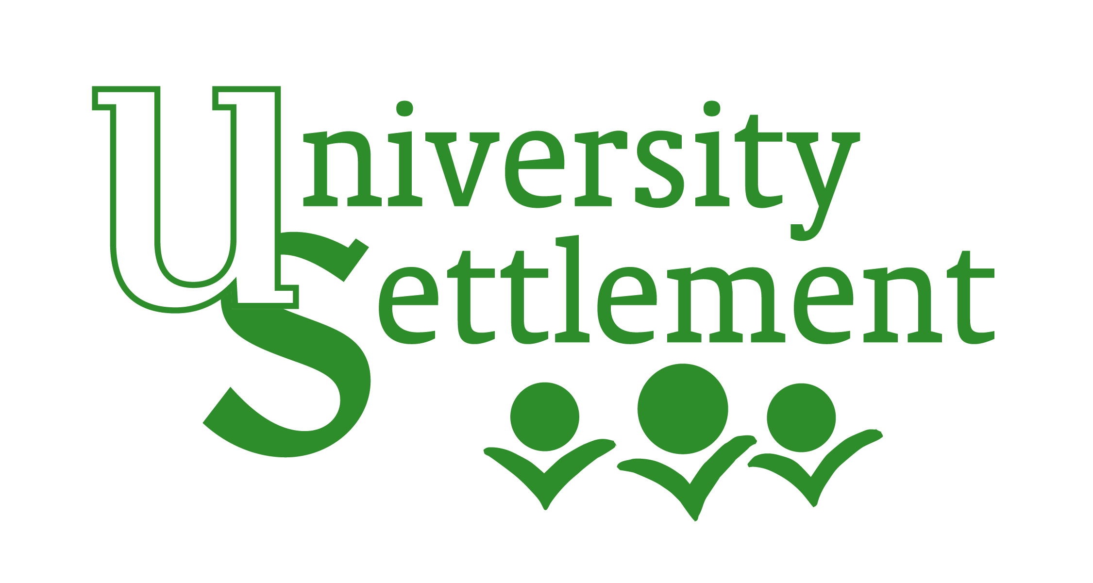 Logo for "UNIVERSITY SETTLEMENT INC"