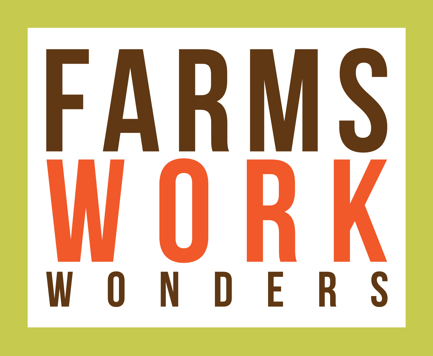 Logo for "Farms Work Wonders Corporation"