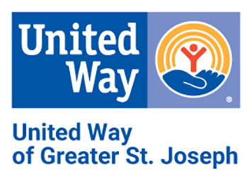 Logo for "UNITED WAY OF GREATER ST JOSEPH"