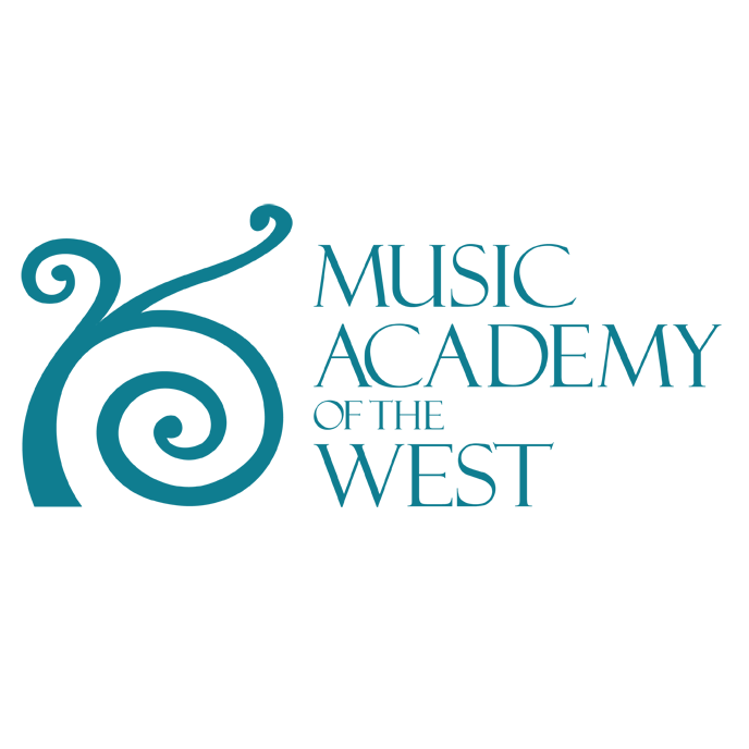 Logo for "MUSIC ACADEMY OF THE WEST"