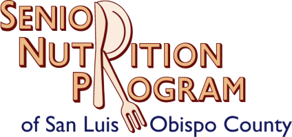 Logo for "SENIOR NUTRITION PROGRAM OF SAN LUIS OBISPO COUNTY"