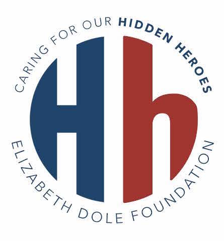 Logo for "CARING FOR MILITARY FAMILIES THE ELIZABETH DOLE FOUNDATION"