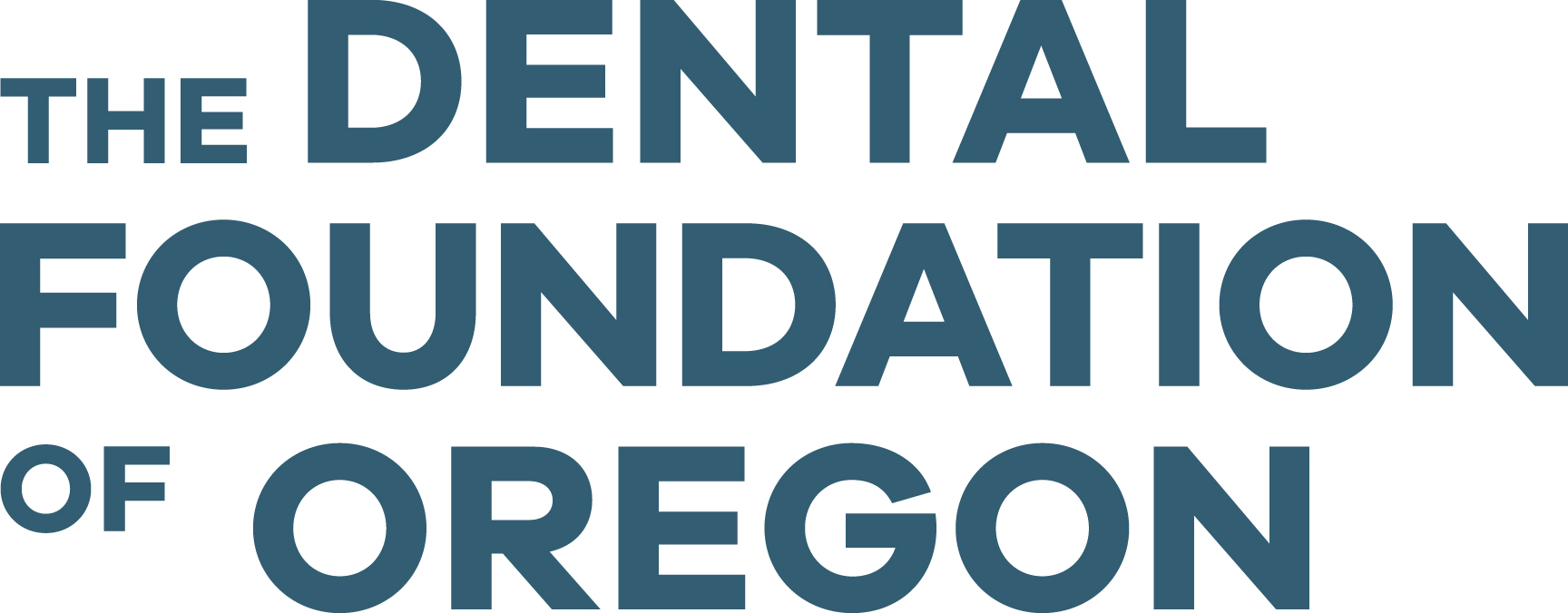 Logo for "THE DENTAL FOUNDATION OF OREGON"