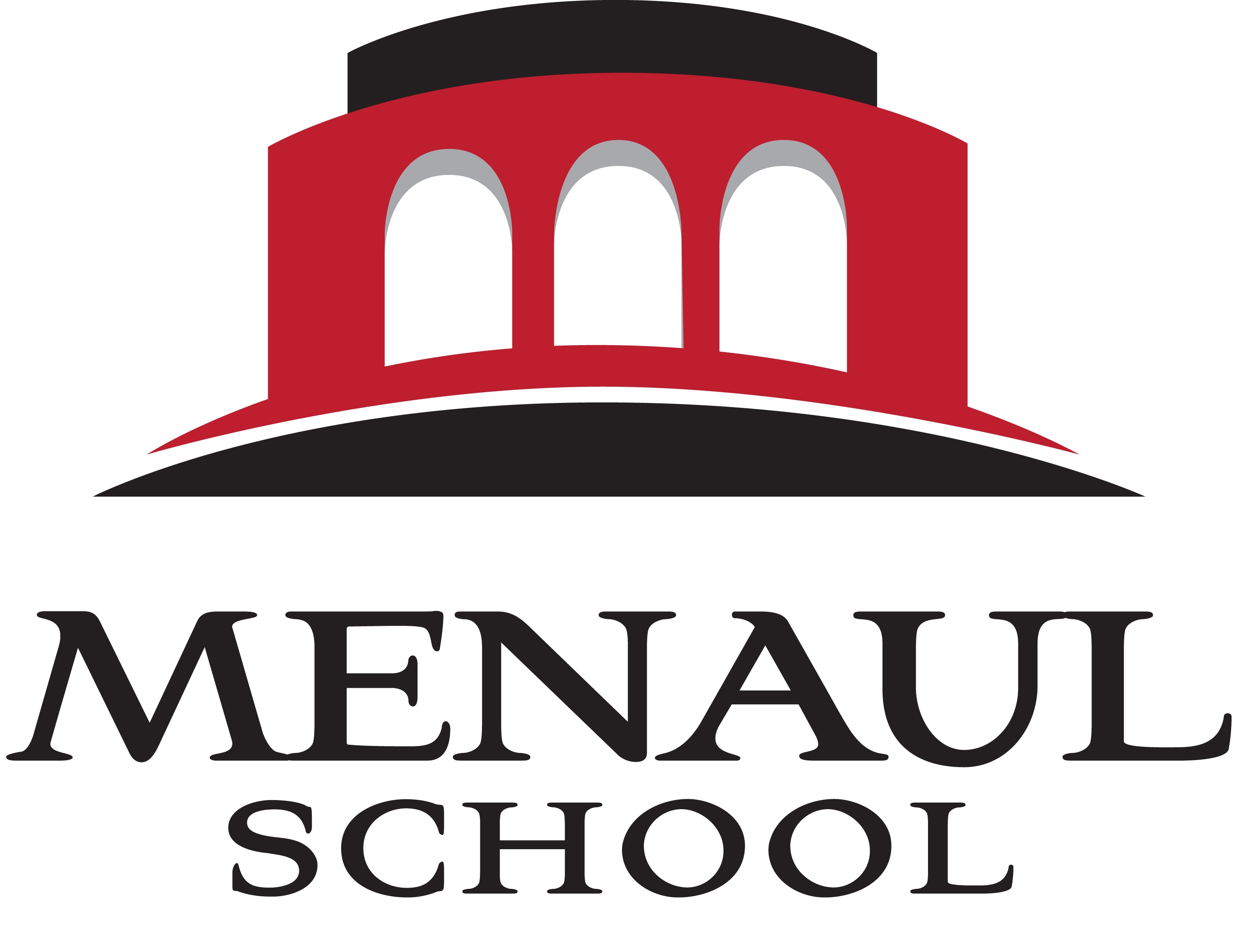 Logo for "MENAUL SCHOOL"