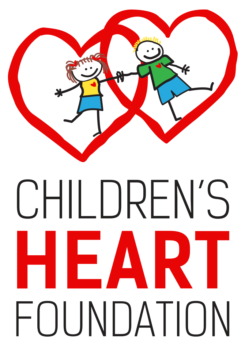 Logo for "CHILDREN'S HEART FOUNDATION"