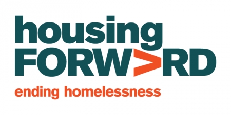 Logo for "HOUSING FORWARD"
