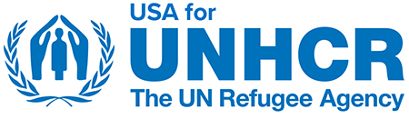 Logo for "United States Association for UNHCR"