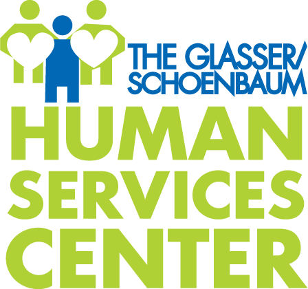 Logo for "THE GLASSER SCHOENBAUM HUMAN SERVICES CENTER"