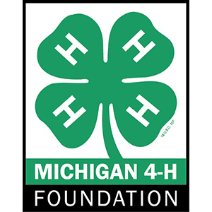 Logo for "MICHIGAN 4-H FOUNDATION"