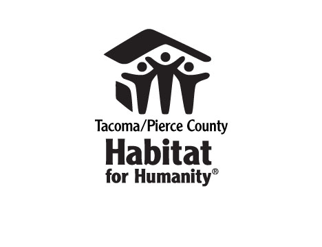 Logo for "TACOMAPIERCE COUNTY HABITAT FOR HUMANIT"